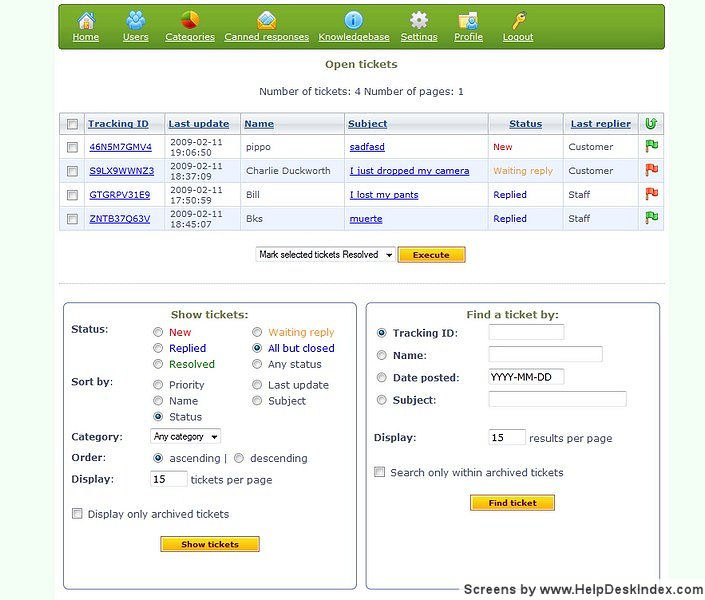 Kayako eSupport administration